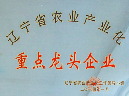 遼寧省農業(yè)產業(yè)化重點龍頭企業(yè)